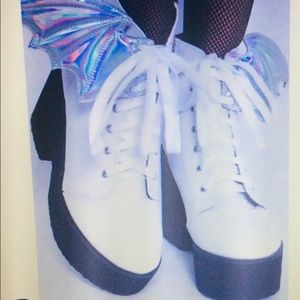 Iron fist bat wing boots